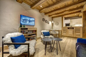 Stylish, open-plan living area