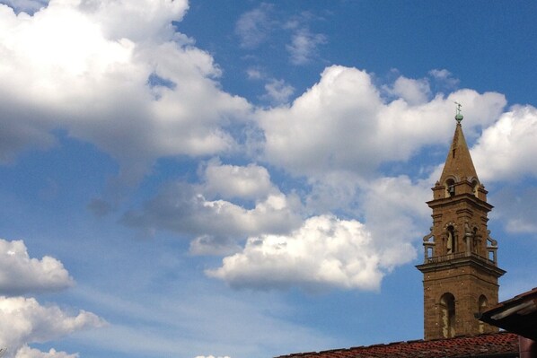 View of Santo Spirito's bell tower from the apartment's windows