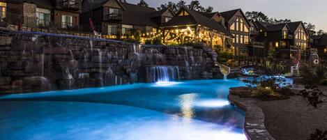 The beautiful pool right outside your unit!