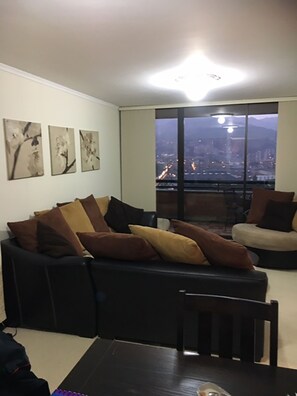 Living room and Balcony