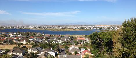 View from the living area and deck