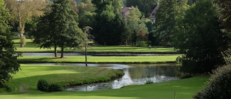 Vue 180 degrés sur le Golf et le lac