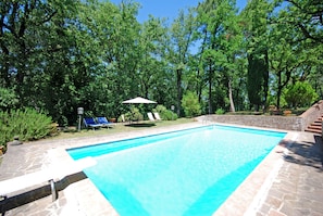 The pool at Casa Pineta