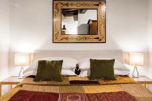 bedroom with mirror