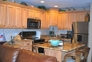 Fully equipped kitchen. All the conveniences of home!