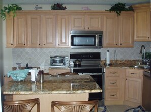 Granite Counter, New Bosch Appliances