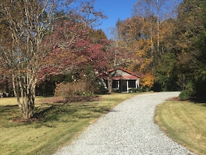 Fall view of the front.
