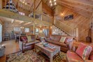 Living room/dining room/kitchen/open loft bunk room/and stairs leading to bedrm