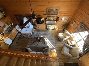View from upstairs bedroom (no privacy walls) 