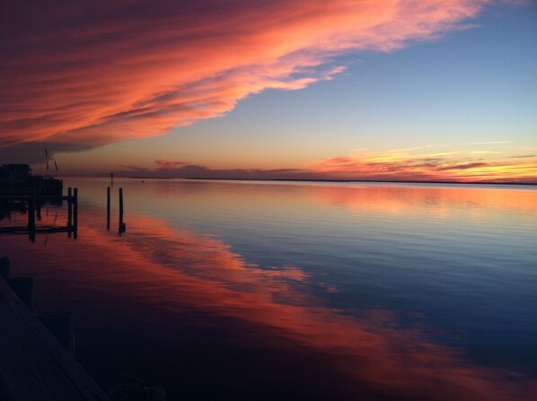 SUNSET FROM DECK