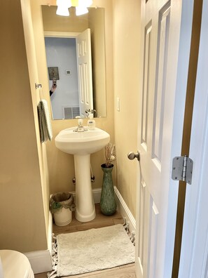 1st floor half bath