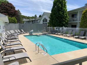 Access to outdoor heated pool