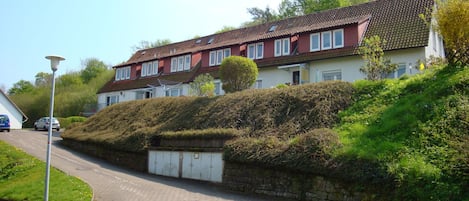 Blick auf das Ferienhaus