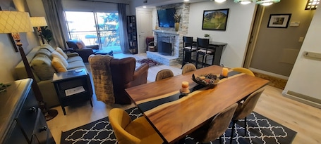 Dining and Living areas
