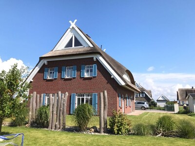 Neu Erbaute Reetdachhauser Direkt Am Meer Dranske