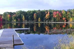 Lake view during fall