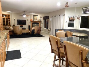 Large open floor plan