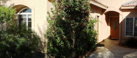 Front Entrance to House-Casita door is on the left