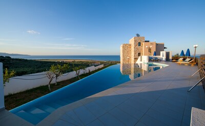 Luxury Villa With Private Pool Quite And Relaxing Place Full Of Olive Trees Platanias