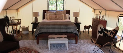Luxury Linen Queen Bed