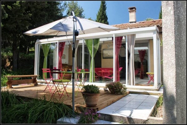vue du jardin