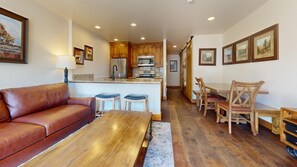 Kitchen and Living Room
