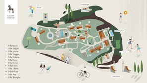 宿泊施設の地図