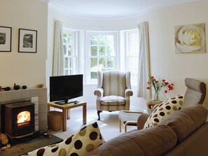 Charming living room with woodburner | Dunlappie Lodge, Edzell, near Brechin