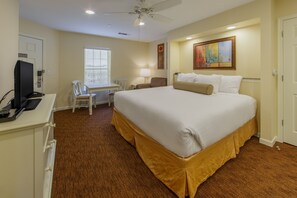 Drift to sleep in a comfortable bed after a wonderful day outside.