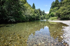 Pristine Austin Creek runs most of the year.