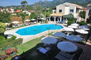Pool view from the first floor