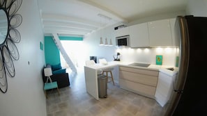 Living room with TV corner