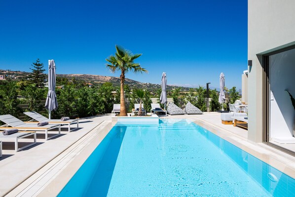 Sophisticated pool surroundings, offering a sense of genuine tranquility. 