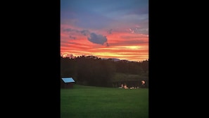 Beautiful sunsets over the Blue Ridge Mountains