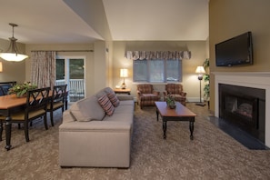 Relax and rejuvenate in the cozy living room.