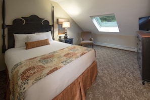 Drift to sleep in a comfortable bed after a wonderful day outside.