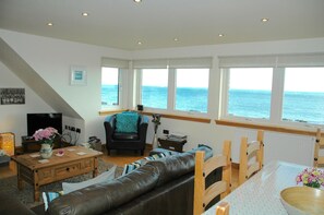 Superb sea views from lounge