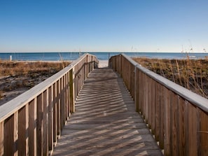 Board Walk To White-Sand Beach