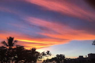 Kona Alii Condo with Ocean, Sunset, Mountain and Town Views