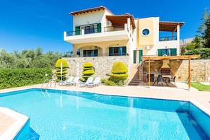 Amazing  villa near Rethymno,Adele,Main facade of the property        