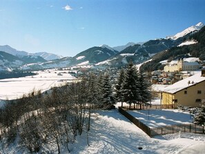 Blick von der Unterkunft