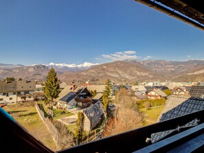 Blick von der Unterkunft