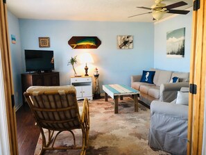 Living room with sleeper sofa