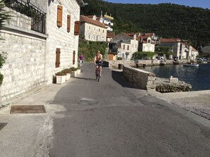 Lepetane village- great seaside biking