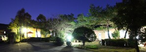 Front of property – evening/night