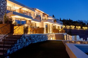 Front of property – evening/night