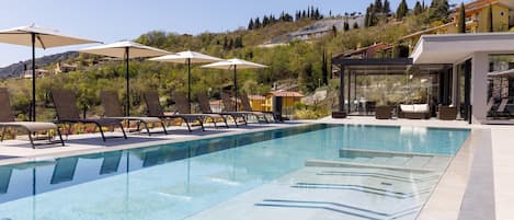 Piscine sur le toit