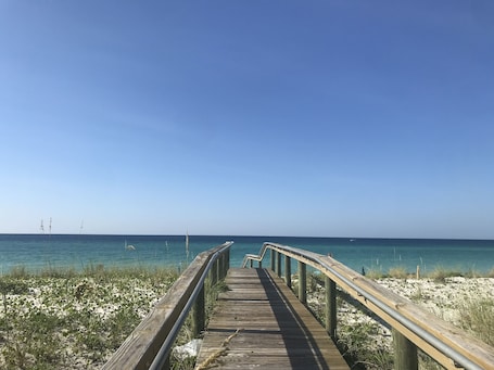 Boardwalk to beach