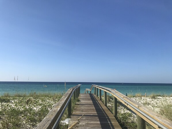 Boardwalk to beach