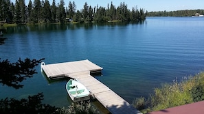 Dock and beautiful calm bay.
